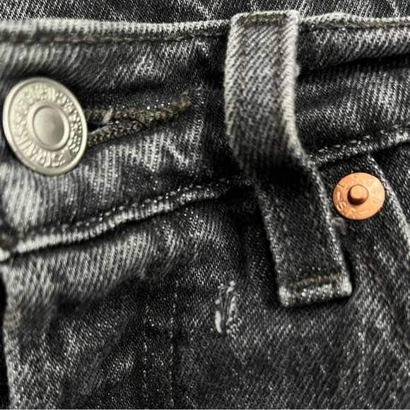 LEVI’S JEANS WEDGIE STRAIGHT FIT 501 (BLACK) - Picture 7 of 7